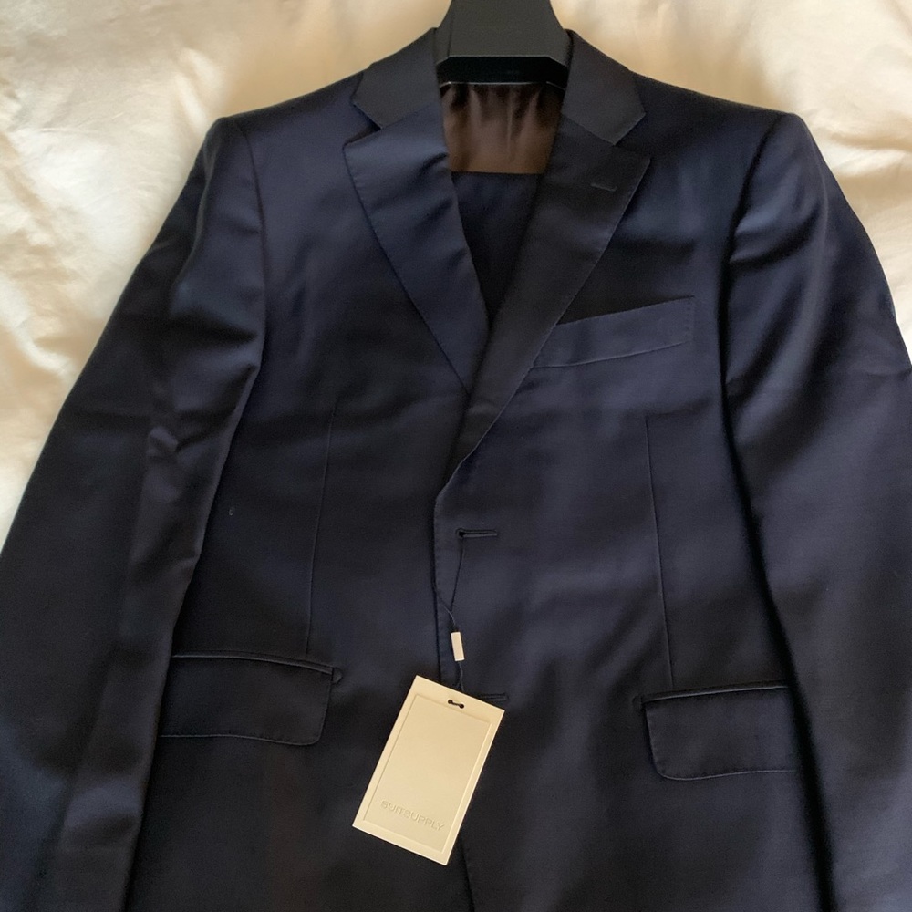 Men’s Navy 2 Piece Suit, Suit Supply